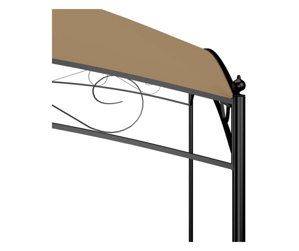 Павилион, сив къртица, 3 x 3 x 2,65 m, 180 g/m² - 4