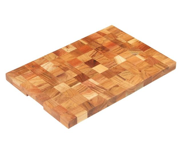 Daska za rezanje 60 x 40 x 3,8 cm od masivnog bagremovog drva