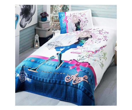 Детско шалте за легло в комплект с декоративна калъфка Ейджъл