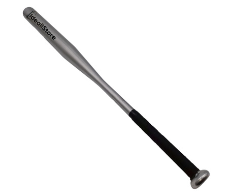 Bata de baseball IdeallStore®, Home Run, aluminiu, 80 cm, argintiu