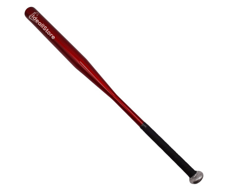 Bata de baseball IdeallStore®, Home Run, aluminiu, 80 cm, rosu