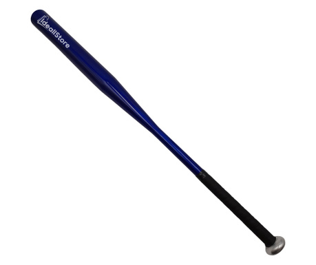 Bata de baseball IdeallStore®, Home Run, aluminiu, 80 cm, albastru