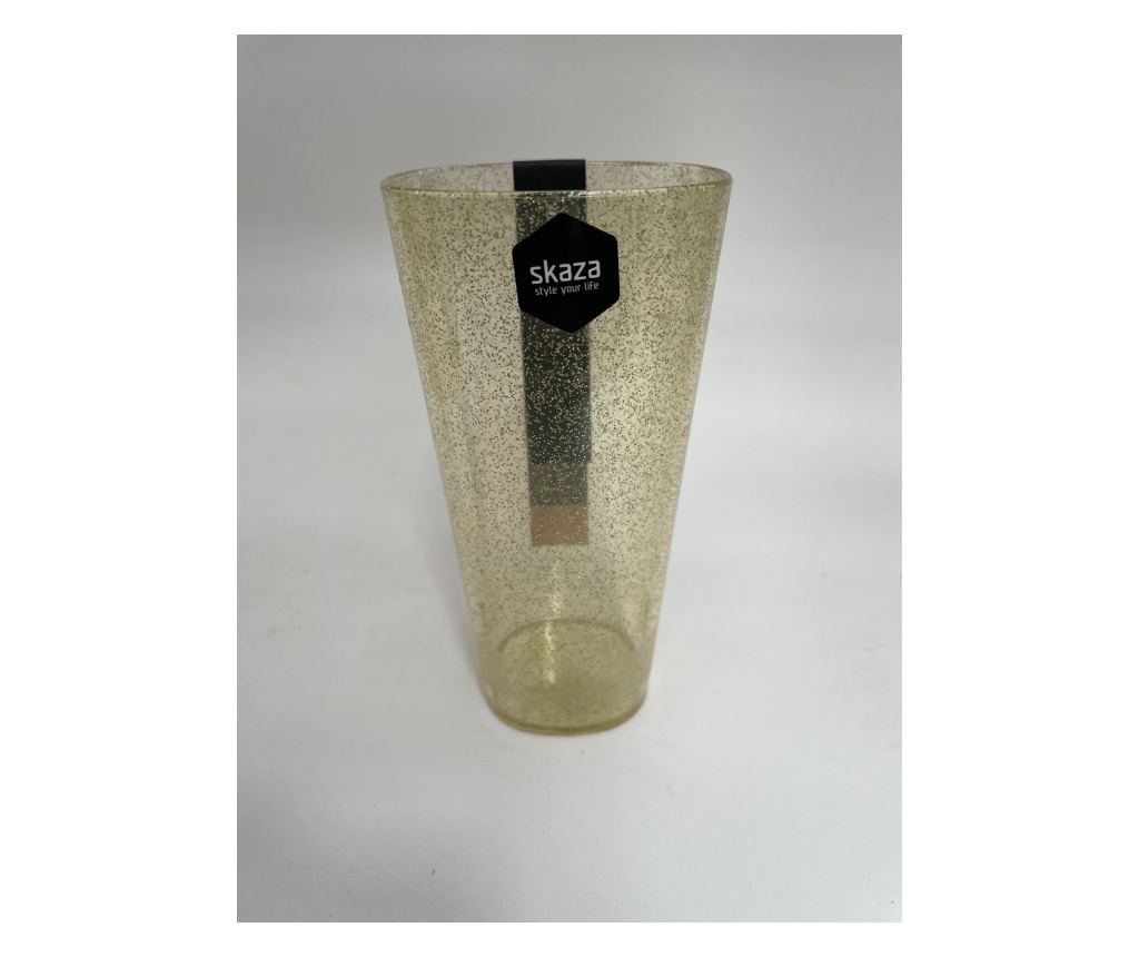 Set auriu de 4 pahare de plastic Mojito Contessa, Skaza - 4