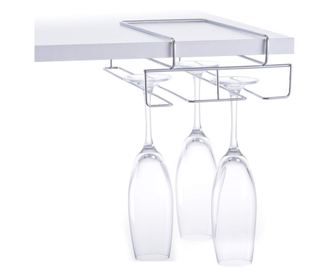 Suport pentru pahare, metalic, cromat, 18,5287,5 cm, 24844, Zeller