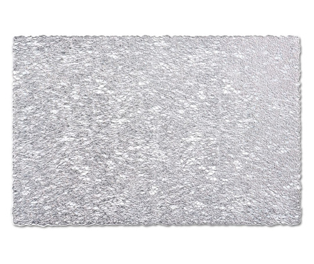 Podloga, "Weave", PVC, srebrna, 30x45 cm, Zeller