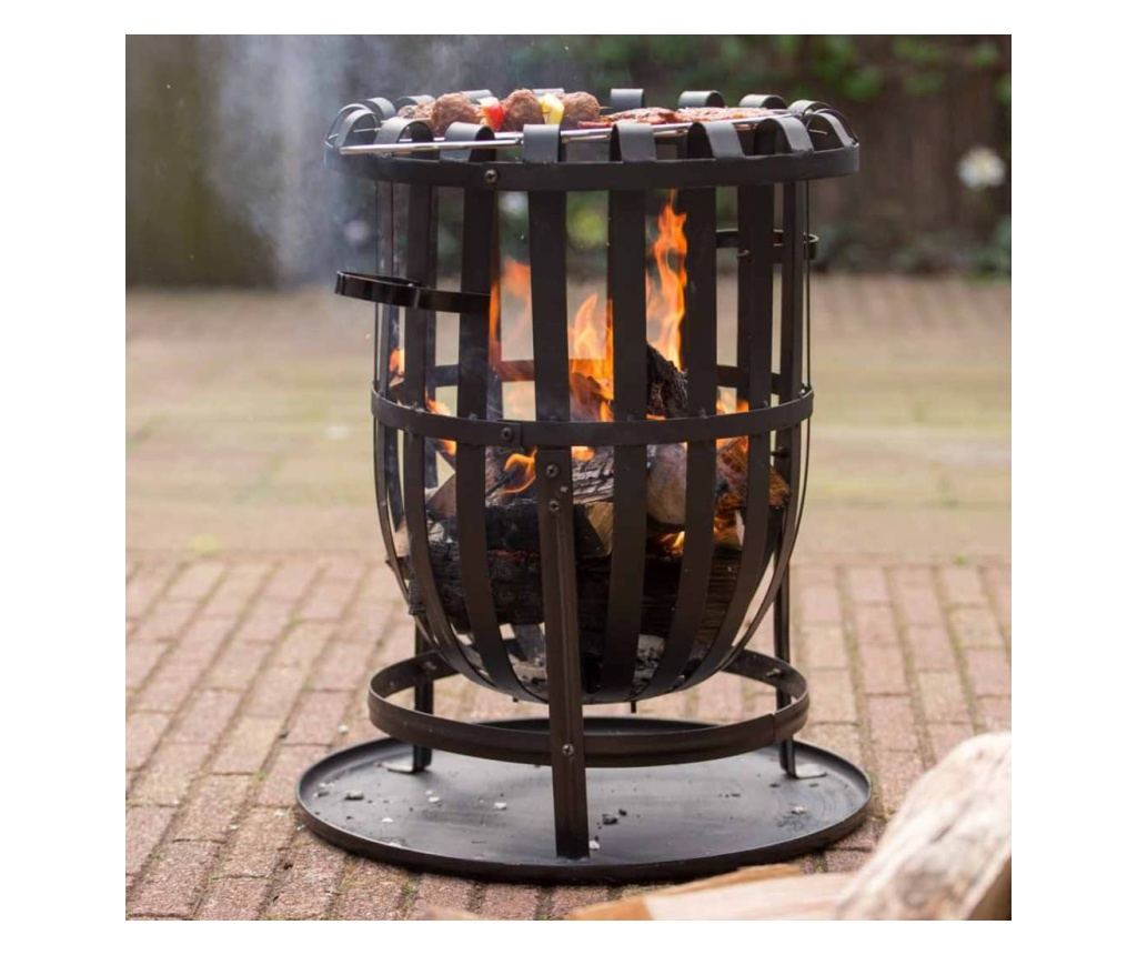 Košara za vatru RedFire Dallas, crna, čelik - 7