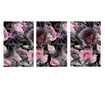 Multivászon nyomtatás 3 db, Glass Flower, 100x210cm