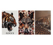 Multivászon nyomtatás 3 db, Gucci Animals, 70x150cm