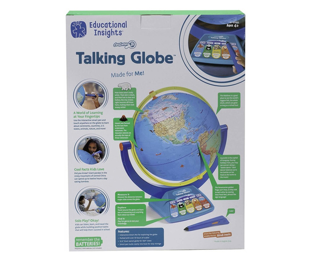Educational Insights - Geosafari - Glob pamantesc interactiv