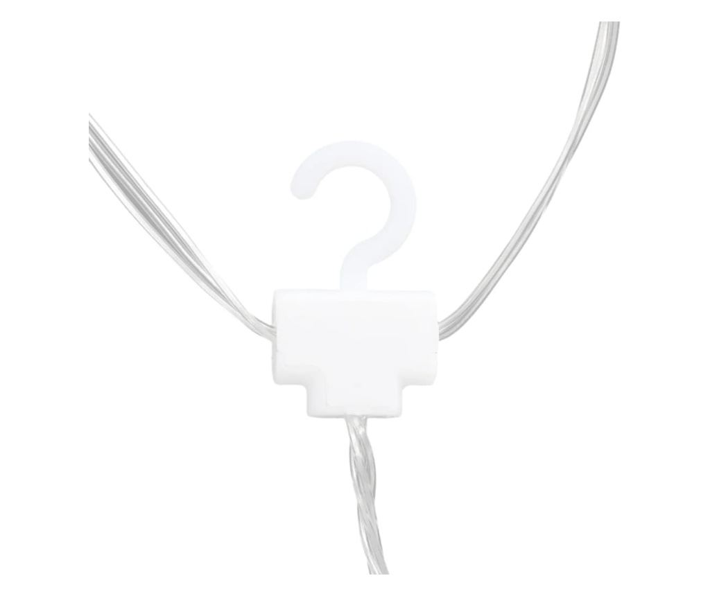 Svjetla Mjesec i Zvijezde, 138 LED dioda, Topla Bijela, s Daljinskim Upravljačem - 6