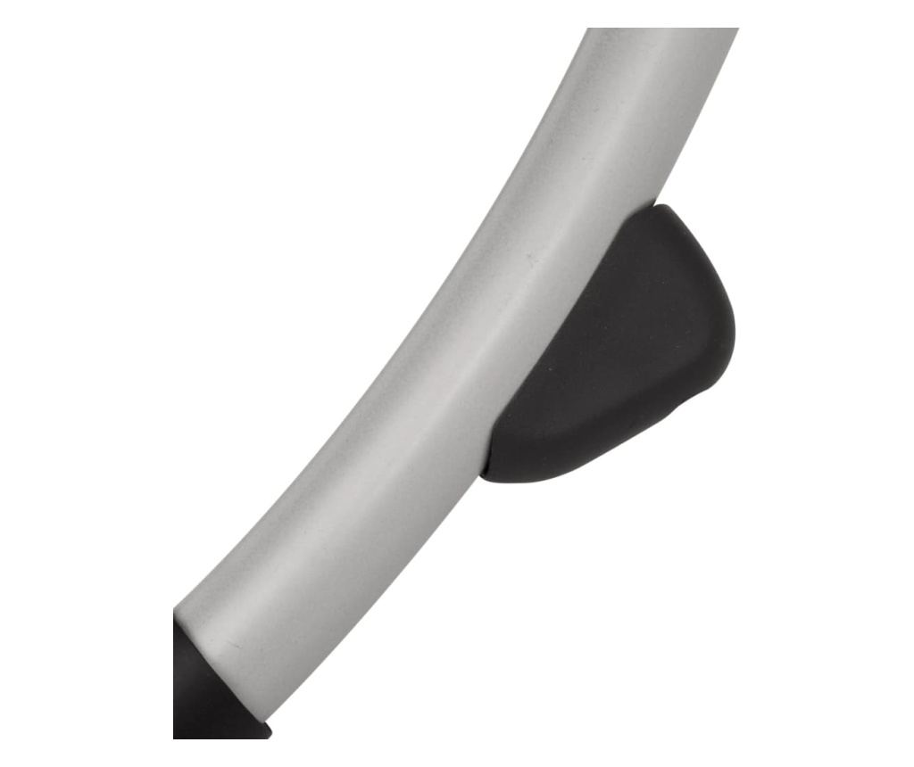 Zunanja geometrijska ležalnika, siva taupe, jeklo - 6