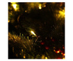 Ghirlanda luminoasa impodobita de Craciun, din brad artificial, cu conuri si merisoare, 2.7m