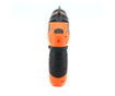 Електрическа отвертка IdeallStore®, Risarcimento Macchinari, многофункционална, LED, 180 rpm, 4.8V, оранжева, включен комплект с
