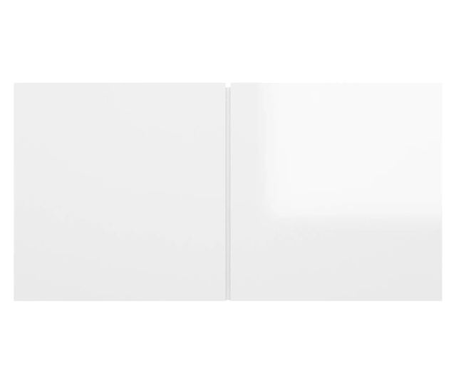 Set za TV, 3 dijela, bijeli ekstra sjaj, PAL