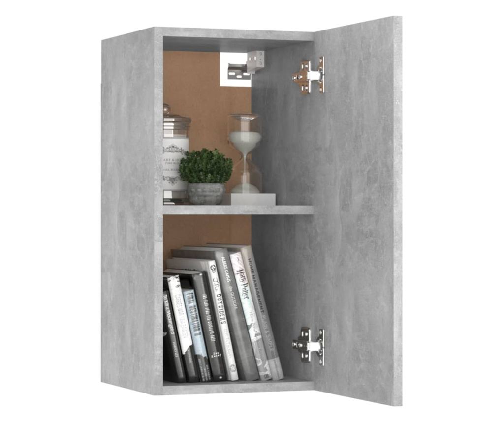 TV Ormarić Set, 7 Komada, Betonsko Siva, Iverica - 5