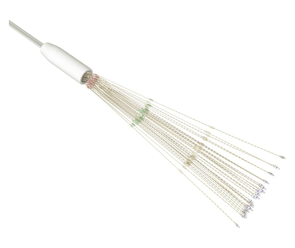 Božićna svjetiljka s vatrometom, 140 LED-ica, višebojna, 20 cm - 2