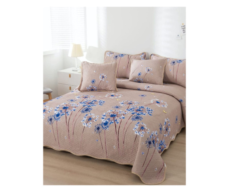 Комплект покривки за легло с 2 момичета, 5 части, фин памук, CVP5-25