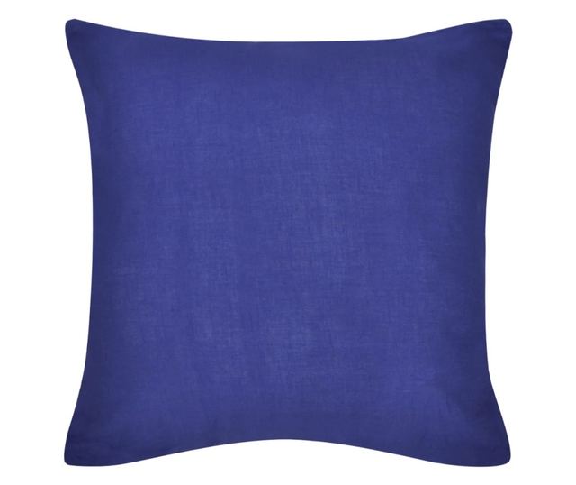 4 db pamut párnahuzat 40 x 40 cm kék