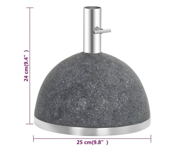 stalak za suncobran crni 11,5 kg S