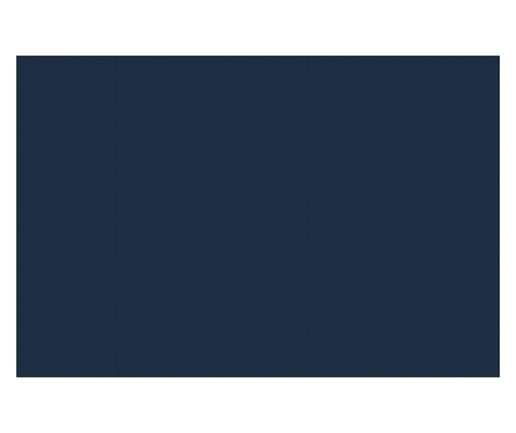 Пластмасово покривало за басейн, черно/синьо, 600x400 см - 2