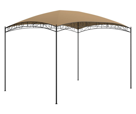 Pavilion, gri taupe, 3 x 4 x 2,65 m, 180 g/m²