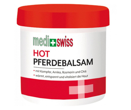 Crema Medi Swiss Horse Balm Hot 250ml sub forma de gel