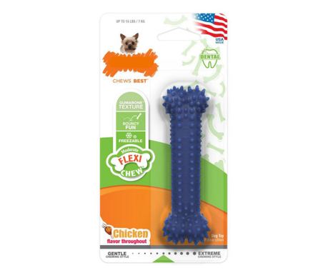 Dog teether Nylabone Plaque Attacker, Естествен, Размер L