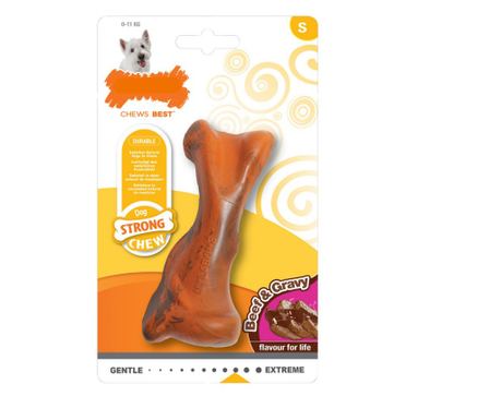 Dog teether Nylabone Strong, Гума, Размер S, Венци