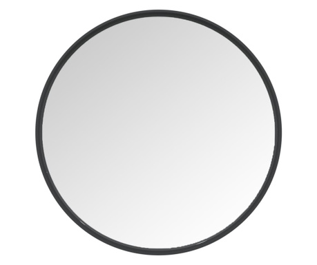 Стенно огледало, черно, 40 см