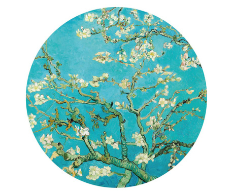 Okrągła fototapeta Almond Blossom, 142,5 cm