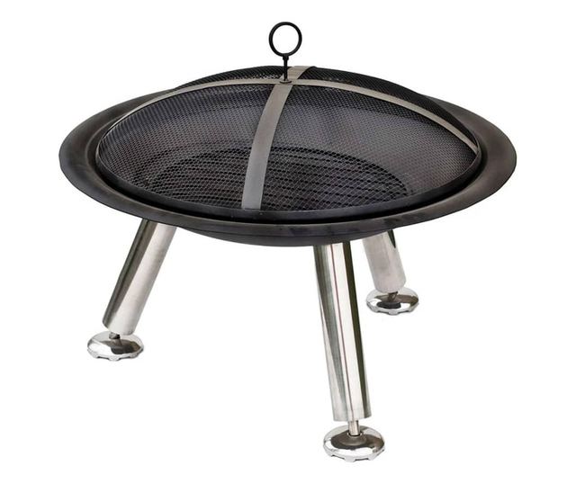 RedFire Chicago ložište, crno, 75 cm, čelik, 85013