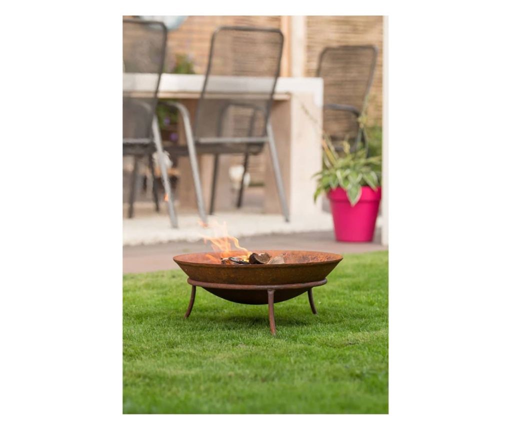 RedFire Vatrogasna peć Tulsa, hrđava, čelik - 6