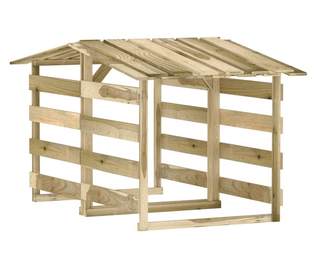 Pergole s krovom, 2 kom, 100x90x100 cm, Tretirano borovo drvo - 2