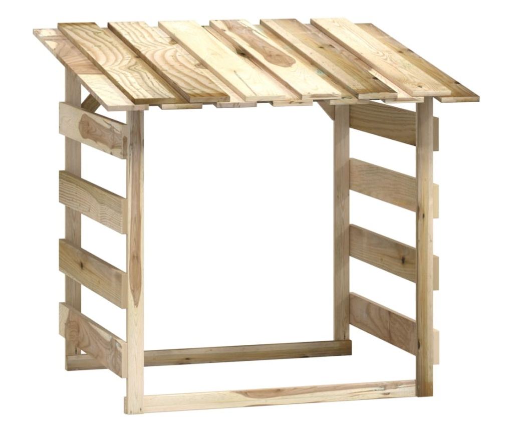 Pergole s krovom, 2 kom, 100x90x100 cm, Tretirano borovo drvo - 3