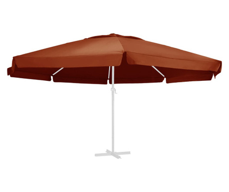 Pânză de schimb umbrelă de soare de grădină cărămiziu 600 cm