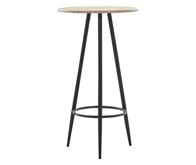 Set barskog namještaja, 5 dijelova, siva, plastika