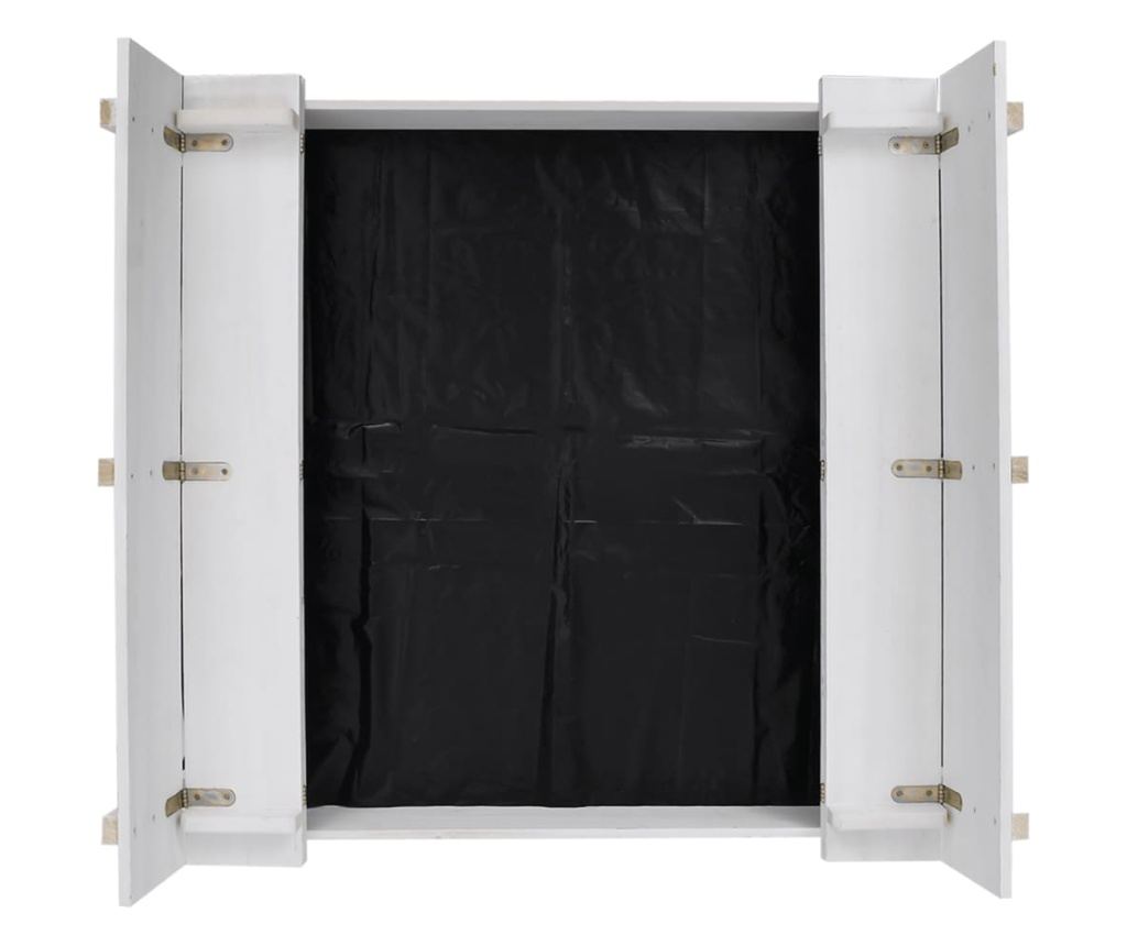 Peskovnik iz lesa jelke bel 95x90x15 cm - 10