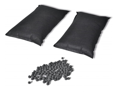 Дезодориращи торбички с активен въглен, 2 бр, 2 кг