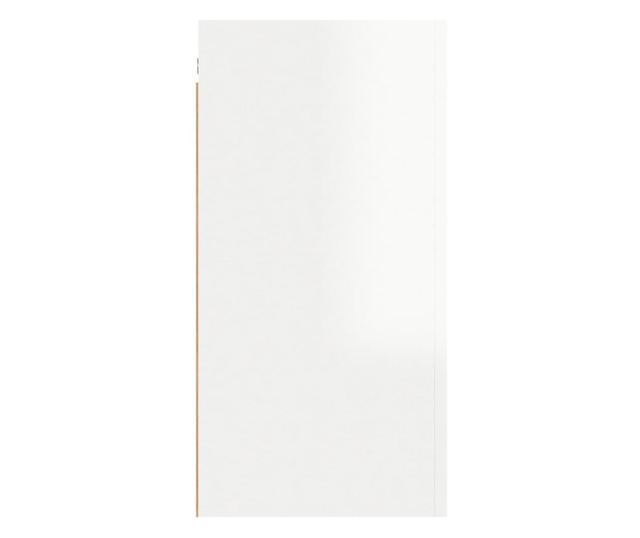 TV komode, 2 kom., ekstra sjajna bijela, 30,5x30x60 cm, iverica