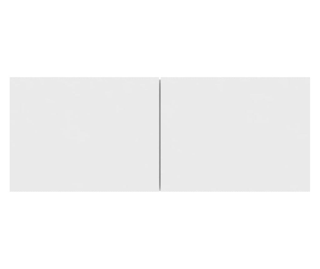 Set TV ormarića, 8 komada, bijeli, iverica - 7