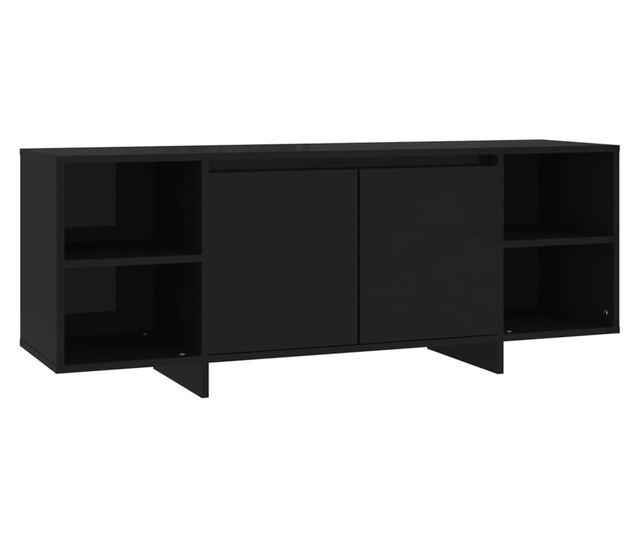 TV ormarić crni 130 x 35 x 50 cm od iverice
