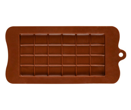 Forma din Silicon pentru Ciocolata de Casa, Bomboane, Jeleuri sau Cuburi de Gheata, Tableta, 21 x 10 x 1 cm, Original Deals