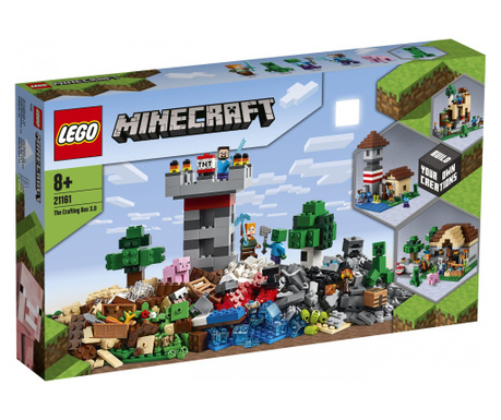 LEGO Minecraft - Cutia de crafting 3.0 - 564 piese