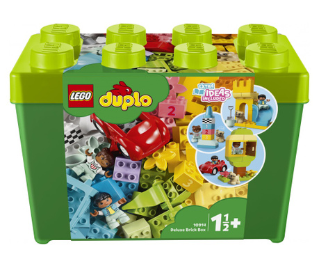 LEGO DUPLO Cutie Deluxe in forma de caramida - 85 piese
