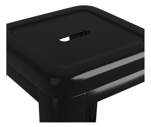 Set bar namještaja, 5 komada, crna