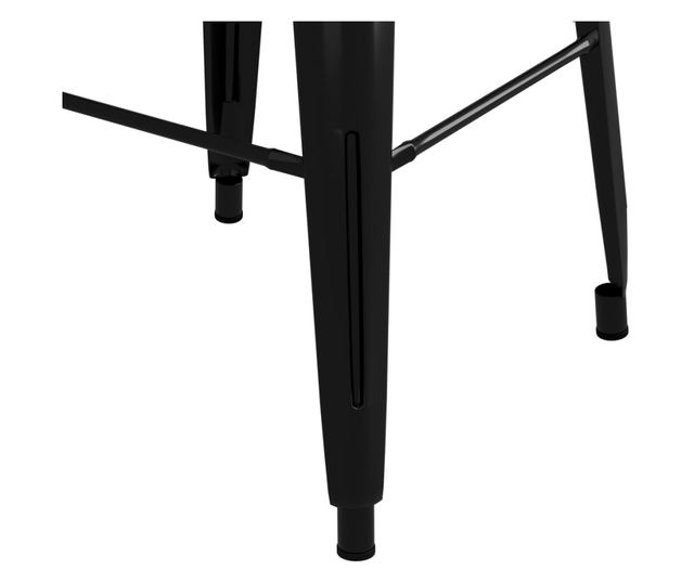 Set bar namještaja, 5 komada, crna