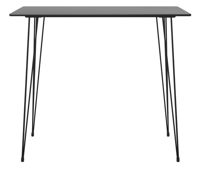 Set bar namještaja, 5 komada, crna