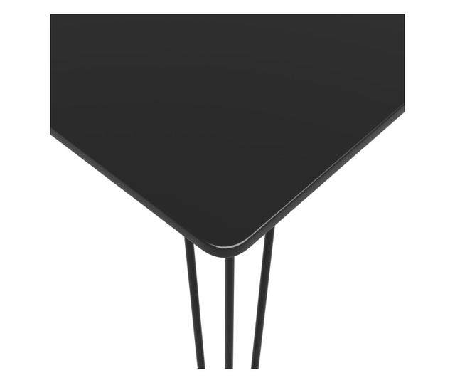 Σετ επίπλων μπαρ, 7 τεμάχια, Μαύρο και Λευκό