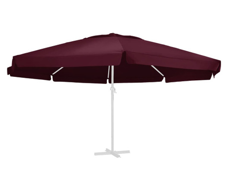Pokrycie do parasola ogrodowego, bordowe, 600 cm