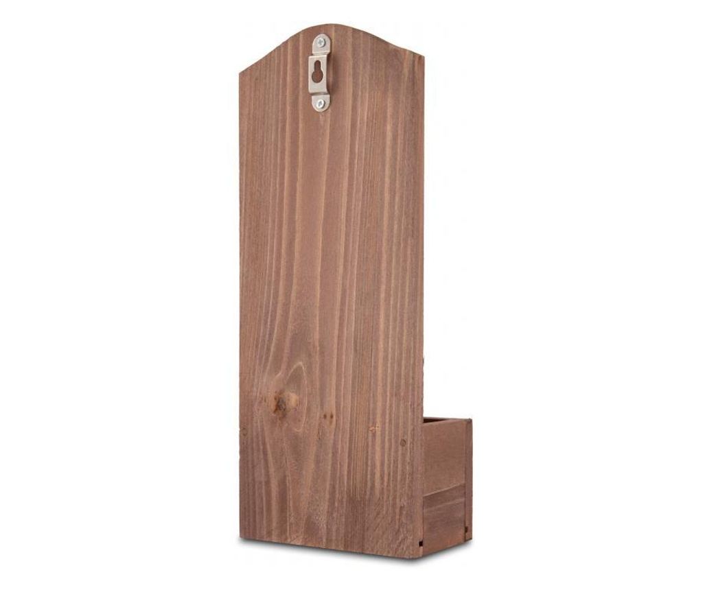 Отварачка за бутилки за стена, с кош - 7